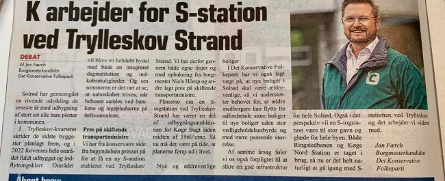 S-tog i Trylleskov Strand